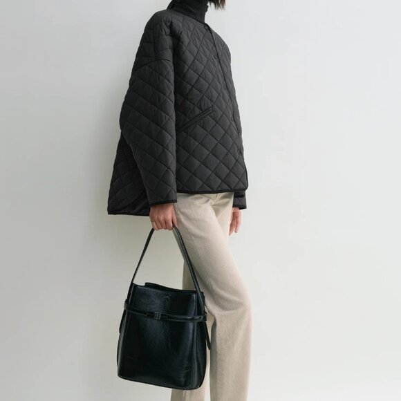 NWT TOTEME Quilted jacket black Size XXS - Picture 4 of 7